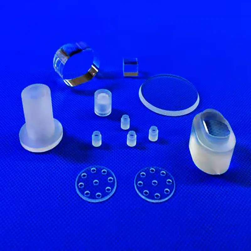 अनुकूलित क्वार्ट्ज ग्लास डिस्क फ्यूज्ड सिलिका क्वार्ट्ज ग्लास शीट ऑप्टिकल विंडो Bk7 K9 वेफर प्लेट