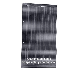 Panel <span class=keywords><strong>Solar</strong></span> Circular de 120W 18V, Celda Sunpower HJT, Tubo de Vidrio Cilíndrico de Fábrica China para Farolas, Mástil para Iluminación Urbana - Product Image 5