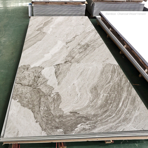PVC大理石墙板 竹炭木饰板 用于室内装饰背景墙 客厅和商业空间 - Product Image 2