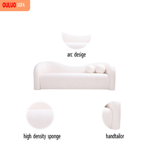 SOFA PHÒNG KHÁCH đặt vải cong trở lại sofa phòng chờ sofa thời trang đơn giản cá tính - Product Image 1