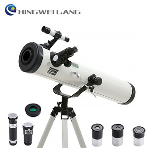 Astronomical Telescope 76700 White 700mm Aperture High Definition Space Ground Dual Purpose Stargazing Moon Observing - Product Image 3