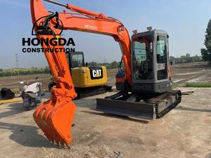 HITACHI รถขุดตีนตะขาบ ZX55ขนาดเล็กมือสองขุดดินเครื่องจักรเคลื่อนที่อยู่ในสภาพดี - Product Image 4