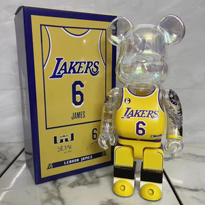 Nueva Figura Coleccionable de Baloncesto Slam <span class=keywords><strong>Dunk</strong></span> 400% Violent <span class=keywords><strong>Bear</strong></span>, de PVC y ABS, 28 cm, Decoración para Sala de Estar - Product Image 6