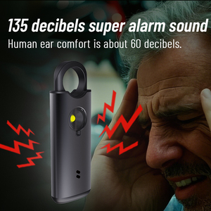 Du Lịch Sẵn Sàng Kép Kích Hoạt 135dB Cá Nhân Báo Động Kim Loại Khẩn Cấp Báo Động An Toàn Báo Động Cá Nhân Keychain Báo Động - Product Image 5
