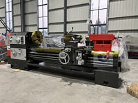 Tour horizontal à interstice large CW6280 robuste - Glissière renforcée de 550 mm, alésage du broche de 105 mm, coupe puissante pour pièces d'ingénierie