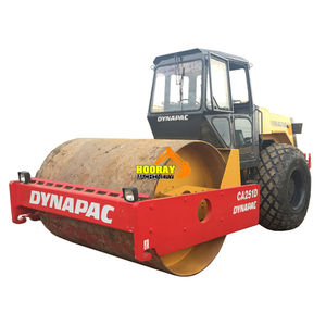 Rodillo Compactador de un Solo Tambor Dynapac Usado en Buenas Condiciones, Modelos CA25D, CA301D, CA251D, Motor Diésel de 110 kW, Presión Estática de 40-70 kN - Product Image 1