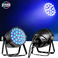 Projecteur PAR LED RGBW 4-en-1 27*10W 4/8CH DMX512 à activation sonore, boîtier en aluminium moulé sous pression IP20 pour DJ, bars, KTV, clubs
