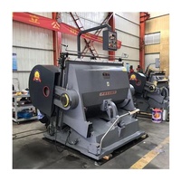 Manuelle Flachbett-Stanzmaschine, Rillenstanzmaschine für Wellpappe, Papierboxen, Leder