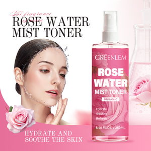 Vente en gros : Spray d'<span class=keywords><strong>eau</strong></span> <span class=keywords><strong>de</strong></span> <span class=keywords><strong>rose</strong></span> végétalienne biologique pour le visage et les cheveux, brume hydratante, tonique, sérum, éclaircissant, unifiant le teint, bienfaits, soins <span class=keywords><strong>de</strong></span> la peau <span class=keywords><strong>de</strong></span> luxe - Product Image 2