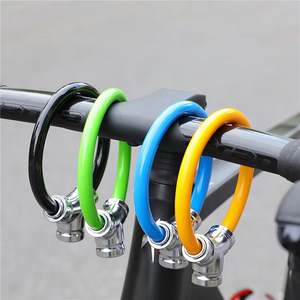 Antivol de sécurité portable pour vélo, chaîne de vélo ronde, antivol étanche et anti-cisaillement pour vélo et trottinette - Product Image 2