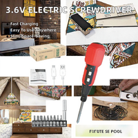 Tournevis électrique sans fil de qualité industrielle 3,6 V avec batterie