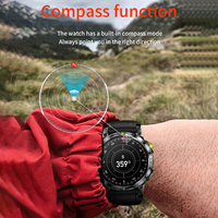SENBONO NX18PRO AMOLED HD Großbildschirm GPS-Kompass Outdoor-Sportuhr Schlaftracker IP68 Wasserdicht Fitcloudpro 5-10