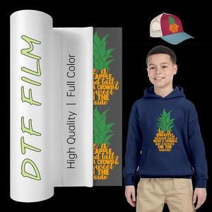 Película de impresión de transferencia de calor con purpurina de 100GSM, acabado mate Cool Feel para ropa a la venta - Product Image 1