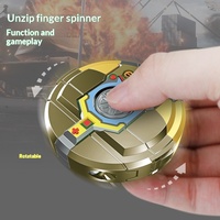 Mainan Anak Spinner Jari Robot Transformasi Lintas Batas, Pereda Stres, Plastik Mekanik, Mainan Kecil Grosir