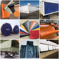 Bâche en PVC enduit, toile vinyle PVC, matériau pour camion, bâche extérieure imperméable en rouleau pour usine