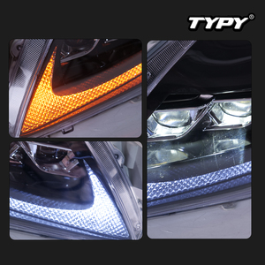 Feux avant LED TYPY pour Toyota Vios 2008-2013 avec feux de jour et clignotants séquentiels - Product Image 6
