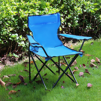Fauteuil en fer léger et moderne surdimensionné pour adultes avec siège extra large, chaise de camping pliable