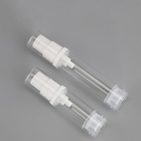 Flacons pulvérisateurs sans air transparents en plastique de 5/10/15 ml, distributeurs de lotion cosmétique et de soin de la peau, portables pour les voyages