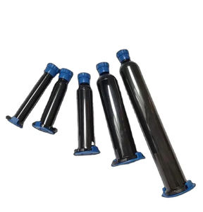 Jarum suntik plastik kosong baru Amerika antiuv barel 55Cc/30Cc/10Cc/5Cc warna hitam alat suntik lem - Product Image 1