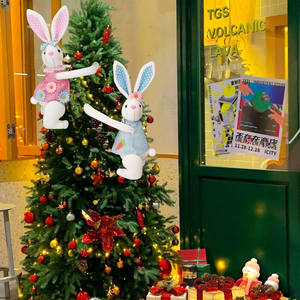 2025 Holiday Ornament Dekoration Ostern und Weihnachten Bunny Hug Vorhang Tree Top Star für Valentinstag Geschenk artikel - Product Image 4