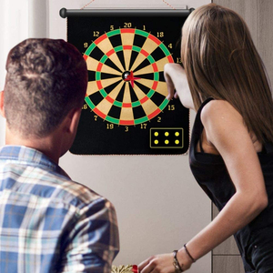 12/15/17 Inches Magnetic <strong>Darts</strong> Board Suit Double Sided Flocking <strong>Dartboards</strong> <strong>Darts</strong> Plate of Safety <strong>Dart</strong> Safety <strong>Game</strong> Board Toy - Product Image 6