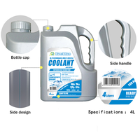 Vente en gros au prix d'usine Liquide de refroidissement antigel longue durée Glycol rouge rayonnant 4l pour l'automobile