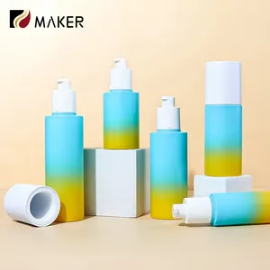 Wholesale Products PETG 100Ml 120Ml Flat-Shoulder Thick-Walled Toner Bottle Cosmetic With Lower Price