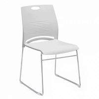 Chaises de conférence simples, durables, modernes, chaises de bureau commerciales empilables, chaises de salle de réunion pour visiteurs