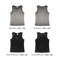Camiseta sin mangas ajustada y elegante para mujer, estilo veraniego, con logo bordado en 3D, tipo chaleco, con efecto lavado a la piedra, para chicas modernas.