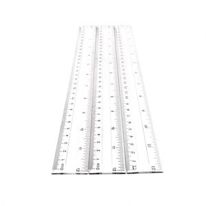 ไม้บรรทัดตรงแบบพกพาขนาด 15 ซม. โปร่งใส อุปกรณ์การบ้านสำหรับนักเรียน - Product Image 6
