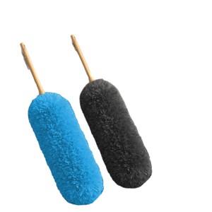 Plumeau anti-statique bleu et noir pour le nettoyage de la maison et de la voiture - Product Image 1