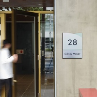 Numéros de porte de bureau personnalisés, plaque de porte d'entrée avec nom de bureau, plaque de numéro de maison, signalétique de toilettes