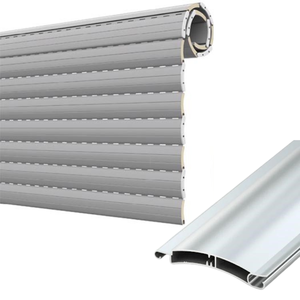 Profils en aluminium brun café pour portes à enroulement, lamelles de porte à enroulement en aluminium, vente en gros - Product Image 2