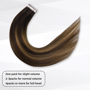 Extensiones de Cabello Adhesivas Mini, 100% Cabello Humano Remy, Doble Trama, Invisibles, Finas, Extensiones de Cabello Adhesivas al por Mayor para Salón - Product Image 4