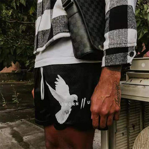 Quần Soóc Bóng Rổ Tập Luyện Thiết Kế Cắt Lưới Hai Lớp Tùy Chỉnh In Hình Bóng Chày Cho Nam Theo Yêu Cầu 5 Inch - Product Image 6