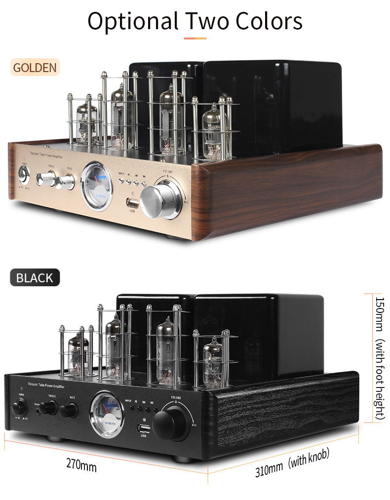 アンプ Whem AV 2030 Hi-Fi 2.0 Integrated Tube Amplifier Class AB 60W - OEM