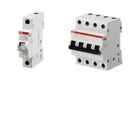 Interruptor Automático Miniatura ABBs Serie SJ200 Original, Nuevo, 1P-4P 63A, Cobre Industrial, MCB