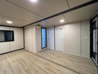 Maison préfabriquée extensible en conteneur de 20 pieds, 30 pieds, 40 pieds, structure en acier, bâtiment préfabriqué, maison mobile, maison modulaire