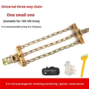 <span class=keywords><strong>Pneus</strong></span> <span class=keywords><strong>neige</strong></span> antidérapants universels pour SUV Berlines Camionnettes Chaînes <span class=keywords><strong>de</strong></span> récupération État neuf - Product Image 6