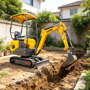 Mini-excavatrice 1,2 tonne, moteur EPA 5, excavatrice sur chenilles, machine agricole 1,6 tonne 1,8 tonne, machine chinoise - Product Image 3