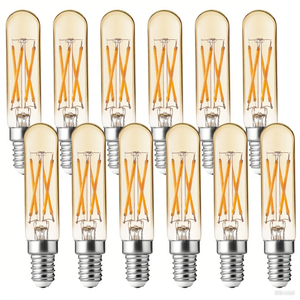 Chất lượng cao hiệu quả năng lượng 2200K 5.5 Wát 550LM T6 T20 màu hổ phách <span class=keywords><strong>LED</strong></span> bóng đèn dây tóc cho các ứng dụng rộng - Product Image 2
