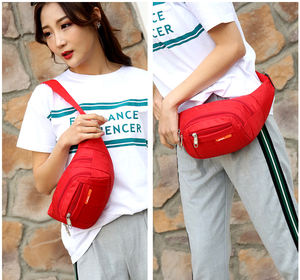 Riñonera Deportiva Impermeable con Logotipo Personalizado al por Mayor, Riñonera Deportiva con Cremallera Oxford para Gimnasio, para Hombre y Mujer - Product Image 5