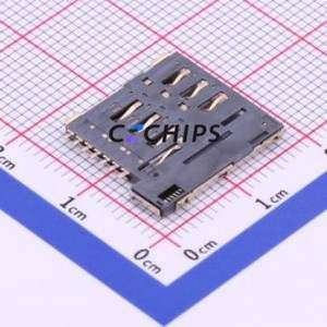 HYC13-SIM07-135 SIM Card Connector SMD Connector Self-Return Type Micro SIM Card Card Holder With Card Detection - Product Image 2