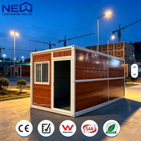 Casa Contenedor Modular Plegable de Bajo Costo - Diseño Moderno, Instalación Rápida, Solución Completa para Supermercados y Campamentos