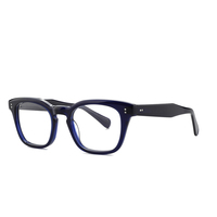 Lunettes de qualité supérieure Montures de lunettes en acétate Montures de lunettes fines rondes rétro en acétate