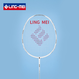 Lingmei 4U G5 Max 30lbs siêu nhẹ sợi carbon kiểm soát bóng cầu lông vợt PU Grip linh hoạt STRUNG gian cho nghiệp dư - Product Image 2