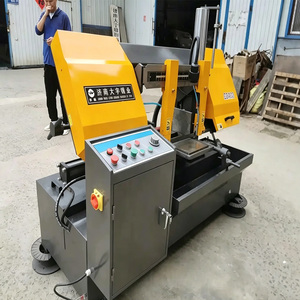 Vertical Metal Band Saw with <b>Large</b> Cutting Stroke, Adjustable Blade Speed and Sturdy <b>Frame</b> for Thick Metal Plate Sawing - Product Image 2