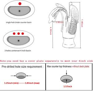 Grifo de lavabo de latón antiguo europeo <span class=keywords><strong>grifos</strong></span> mezcladores de agua fría caliente con grifo de lavabo de diseño Animal - Product Image 2
