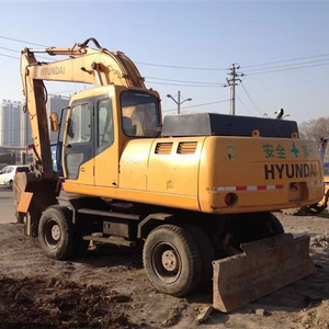 Excavadora de orugas multifunción coreana original usada Hyundai de alta eficiencia Hyundai en buenas condiciones a la venta - Product Image 1