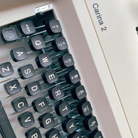 Clavier mécanique sans fil rétro, machine à écrire/imprimante à ruban mécanique anglaise/russe avec support, portable, manuelle/ancienne imprimante
